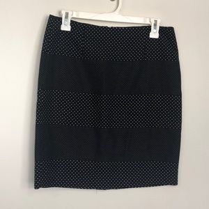 Tommy Hilfiger black polka-dotted skirt